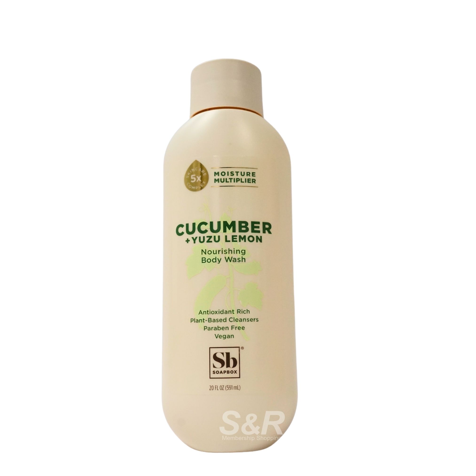 Soapbox Cucumber + Yuzu Lemon Body Wash 591mL